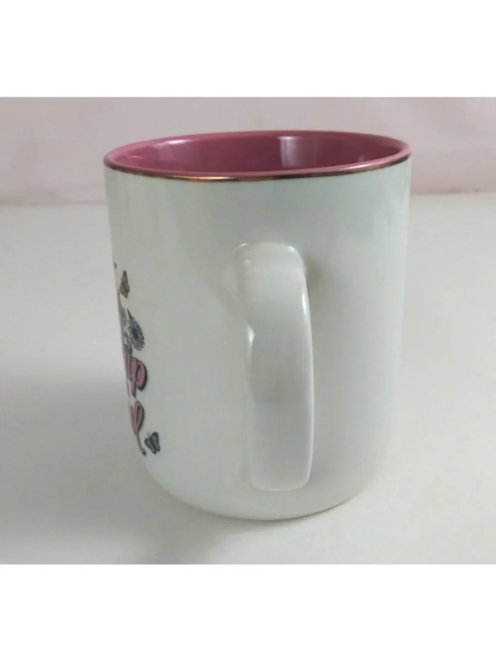 Friendship Is Good For The Soul Floral Butterfly Design Coffee Cup With Box